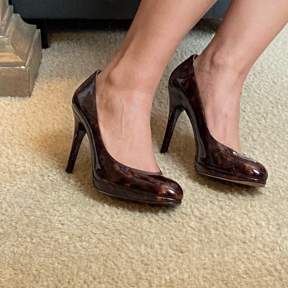 Stuart Weitzman patent tortoise shell 8.5 - Picture 3 of 9